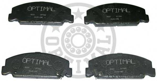 OPTIMAL 9786 Комплект тормозных колодок, дисковый тормоз