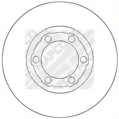 MAPCO 15250 Тормозной диск