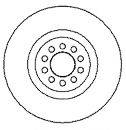 Тормозной диск MAPCO 15872