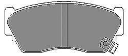Комплект гальмівних колодок, дискове гальмо MAPCO 6411