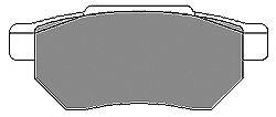 Комплект тормозных колодок, дисковый тормоз MAPCO 6530