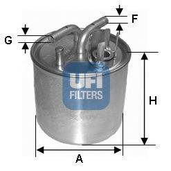 UFI 2400200 Топливный фильтр