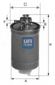 Топливный фильтр UFI 24.003.00