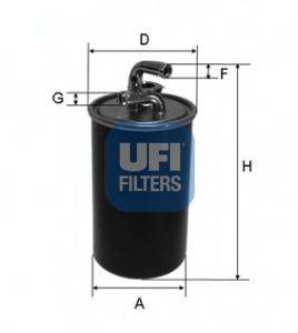 UFI 2403000 Топливный фильтр