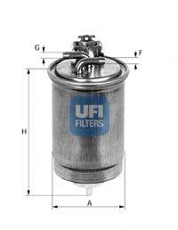 UFI 2436501 Паливний фільтр
