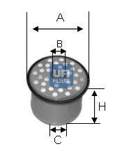UFI 2439000 Топливный фильтр