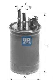 UFI 2440900 Топливный фильтр