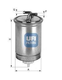 UFI 2443500 Топливный фильтр