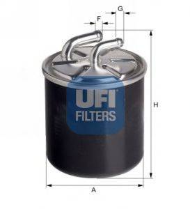 UFI 2443600 Топливный фильтр