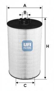UFI 2500700 Масляный фильтр