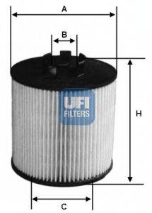 UFI 2504700 Масляный фильтр