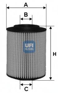 UFI 2505000 Масляный фильтр