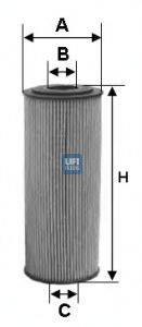UFI 2509500 Масляний фільтр