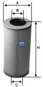 UFI 2558300 Масляний фільтр