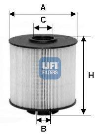 UFI 2601700 Топливный фильтр
