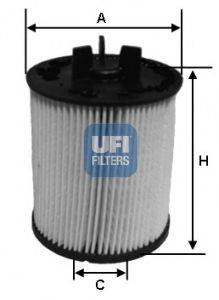 UFI 2602300 Паливний фільтр