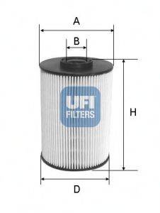 UFI 2603700 Топливный фильтр