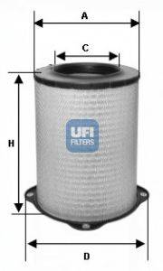 UFI 2727800 Воздушный фильтр