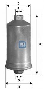 UFI 3150400 Топливный фильтр