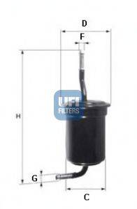 UFI 3151700 Топливный фильтр