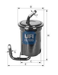 UFI 3151900 Топливный фильтр