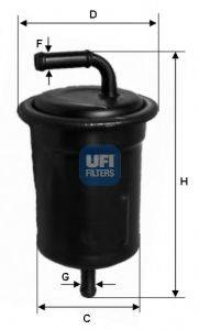 Топливный фильтр UFI 31.521.00