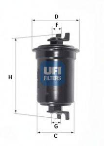 Топливный фильтр UFI 31.524.00