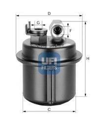 UFI 3153700 Топливный фильтр
