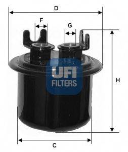 UFI 3153900 Топливный фильтр