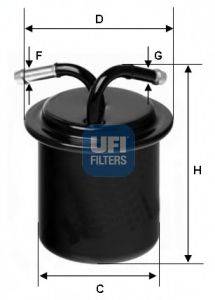UFI 3154100 Топливный фильтр