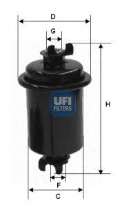 UFI 3155000 Топливный фильтр