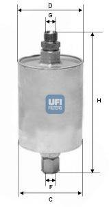 UFI 3157500 Топливный фильтр