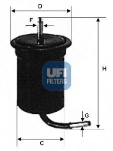 UFI 3169600 Топливный фильтр