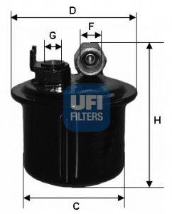 UFI 3169800 Топливный фильтр