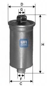 UFI 3169900 Топливный фильтр