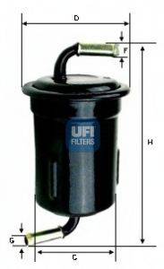 Топливный фильтр UFI 31.715.00