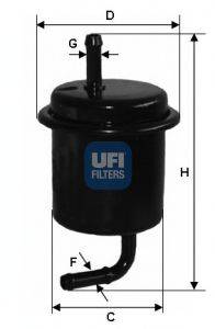 Паливний фільтр UFI 31.801.00