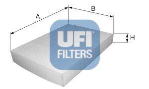 UFI 5300200 Фильтр, воздух во внутренном пространстве
