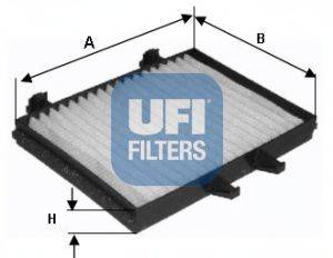 UFI 5312800 Фильтр, воздух во внутренном пространстве