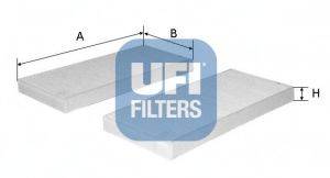 UFI 5315400 Фильтр, воздух во внутренном пространстве