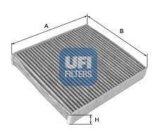 Фильтр, воздух во внутренном пространстве UFI 54.105.00