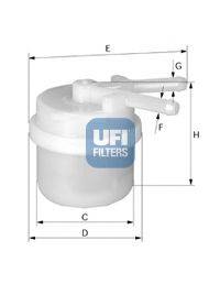 UFI 3102400 Топливный фильтр