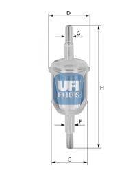 UFI 3102700 Топливный фильтр