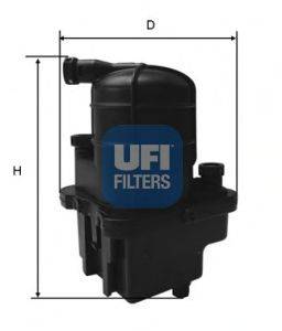 UFI 2408700 Топливный фильтр