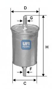 Топливный фильтр UFI 31.923.00