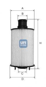 UFI 2507302 Масляный фильтр