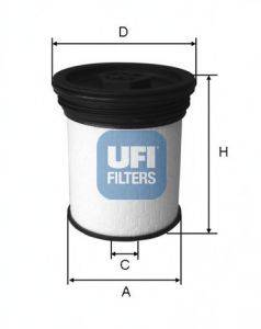 UFI 2601901 Топливный фильтр