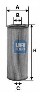 Масляний фільтр UFI 25.124.00
