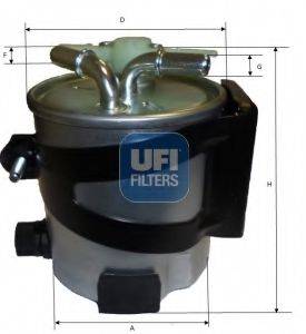 UFI 5541800 Паливний фільтр