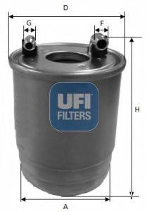 UFI 2411200 Топливный фильтр